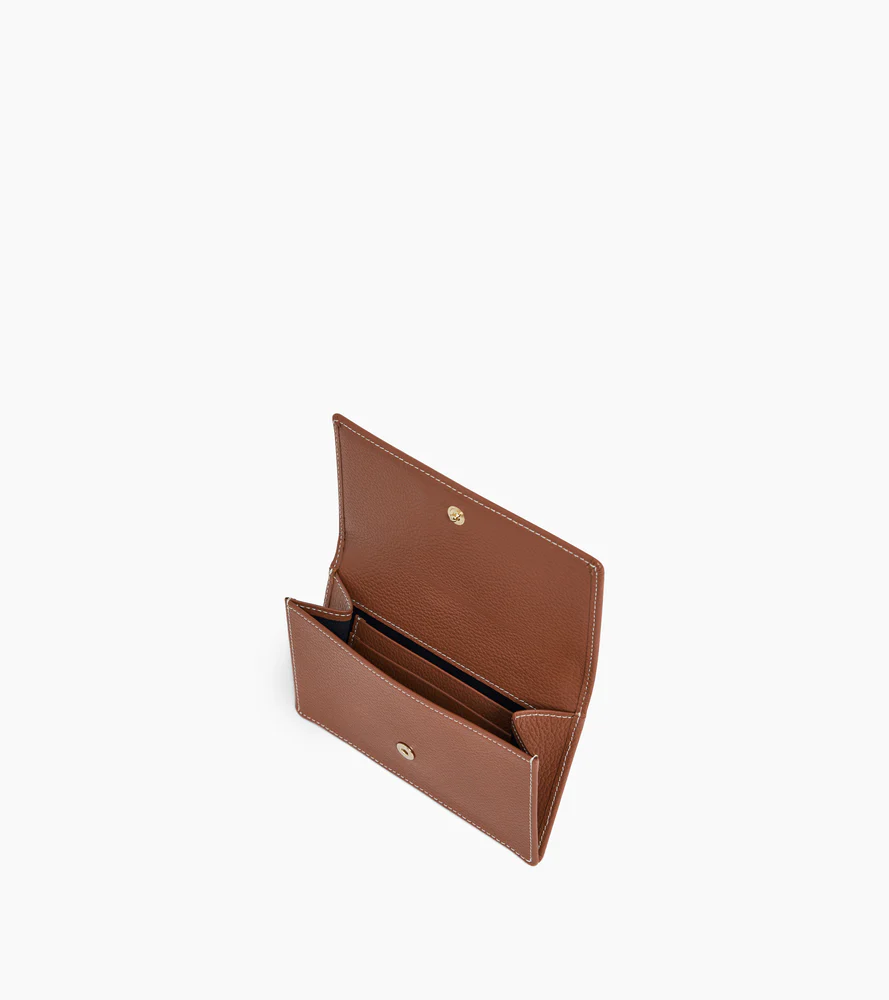 Porte cartes à rabat Ella en cuir grainé - Image 3