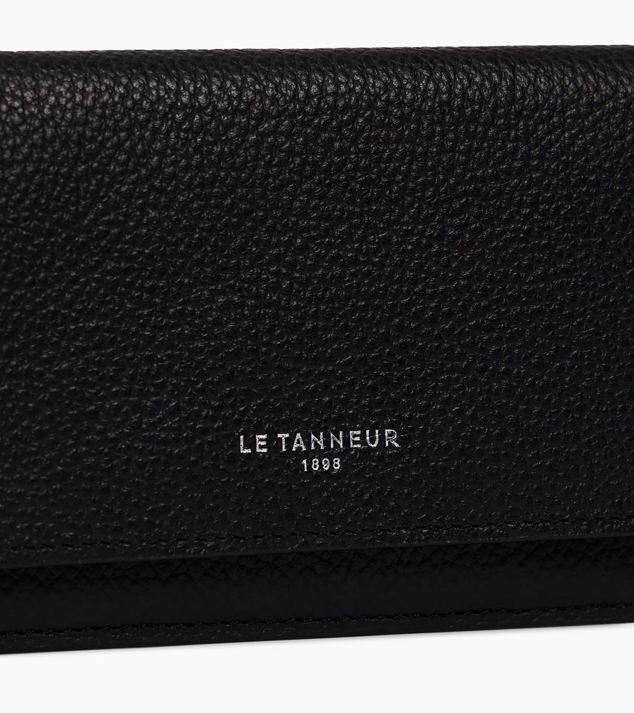 Porte cartes à rabat Emilie en cuir grainé - Image 2