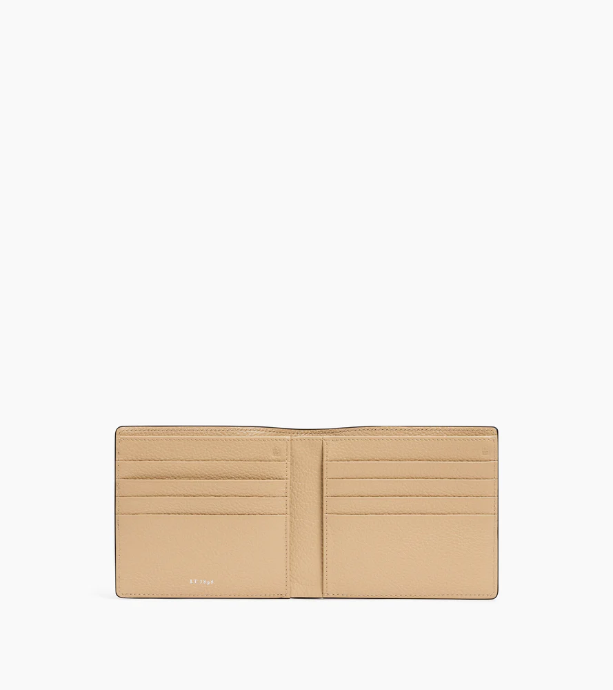 Porte cartes avec poches billets Emile en cuir grainé - Image 3