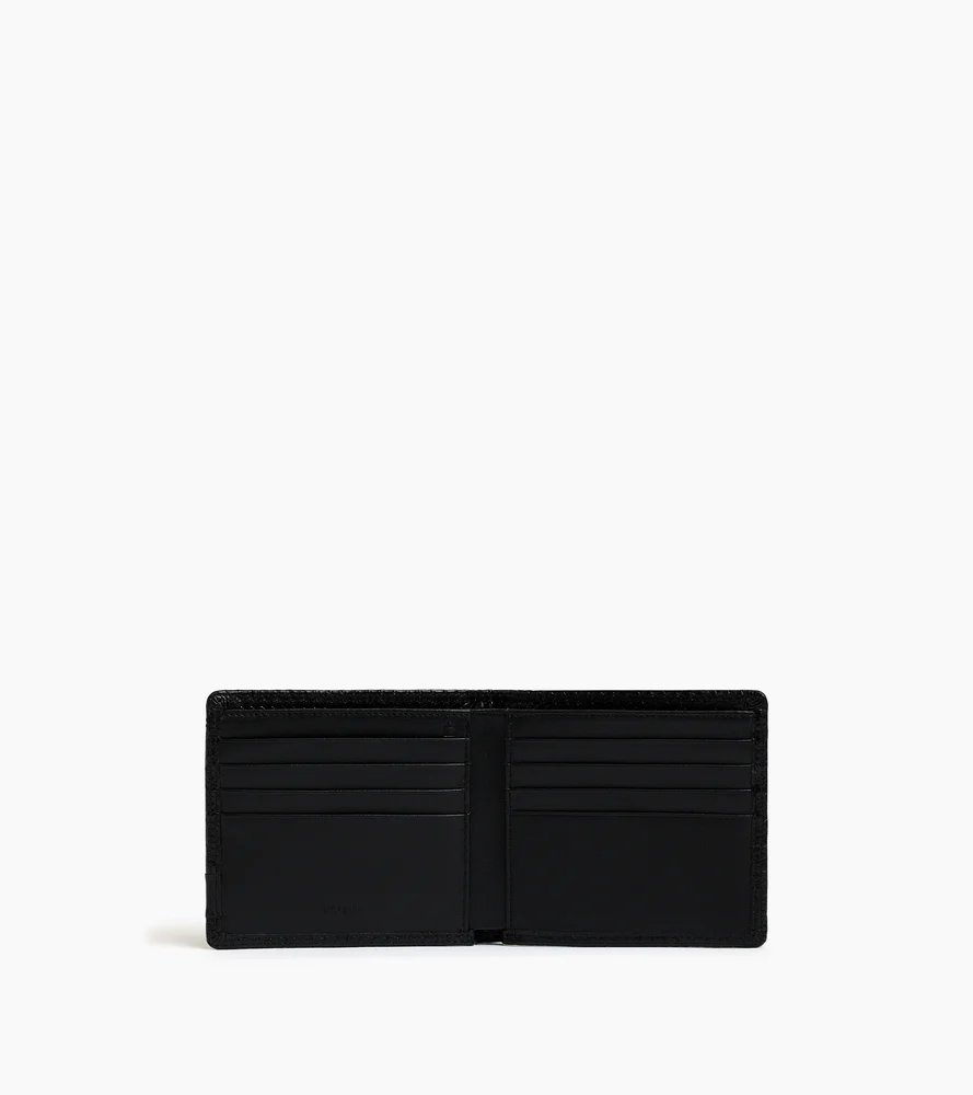 Porte cartes horizontal Martin en cuir embossé et cuir lisse - Image 3