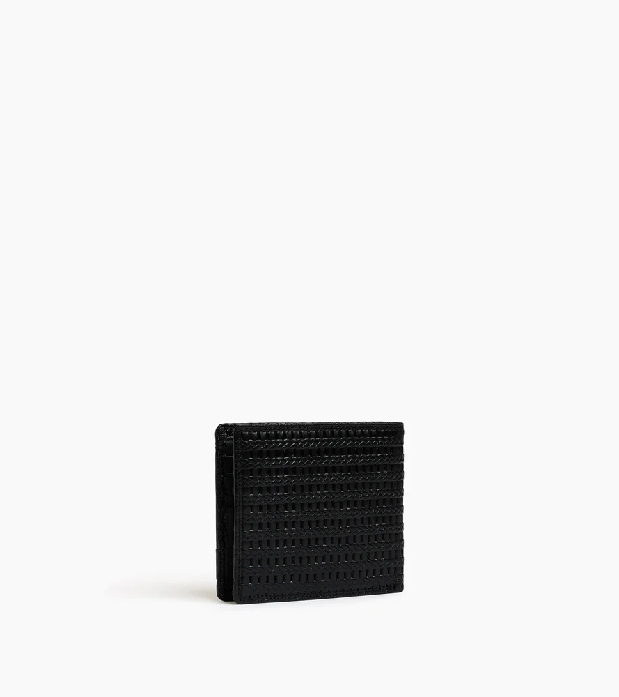 Porte cartes horizontal Martin en cuir embossé et cuir lisse - Image 4