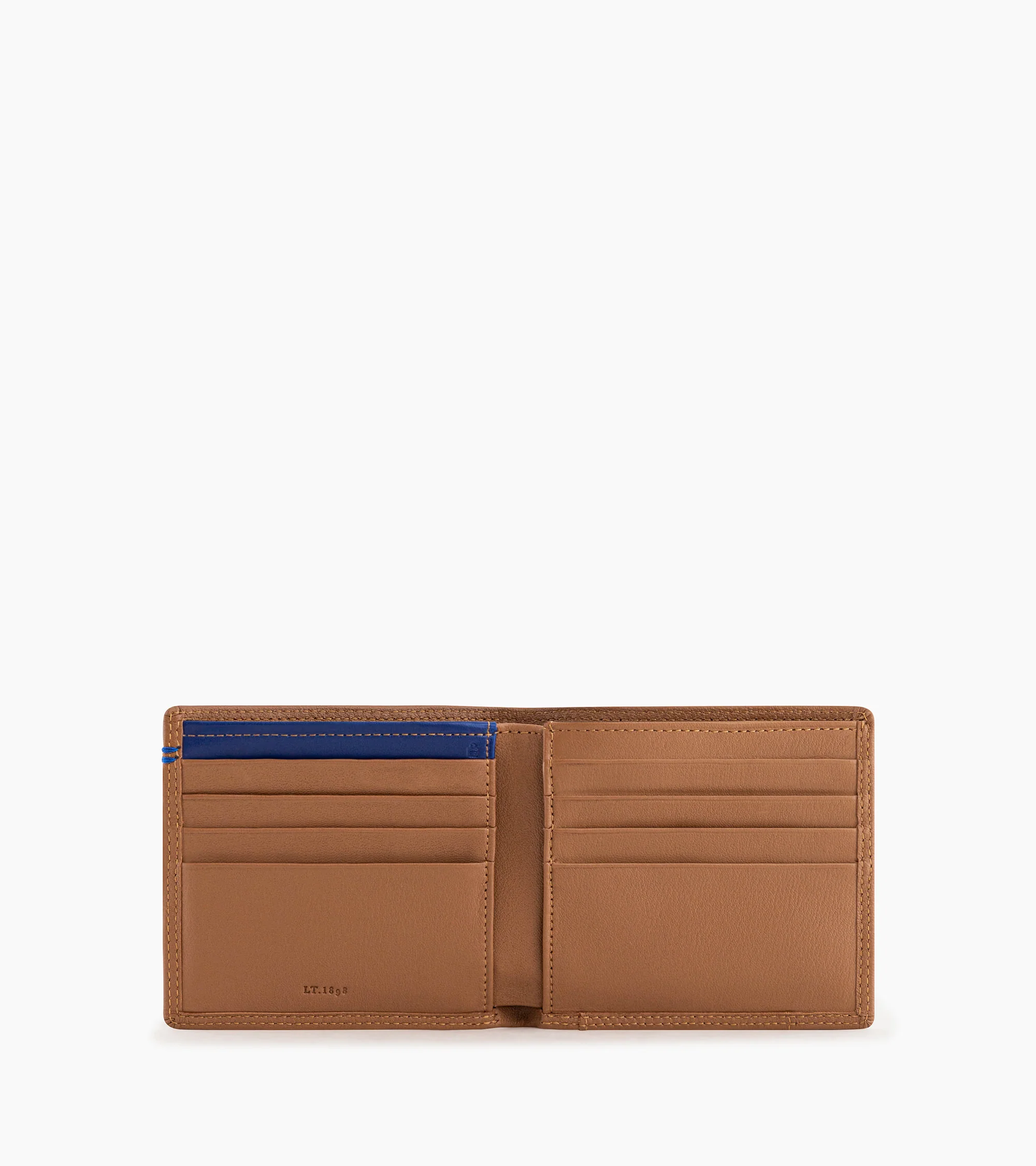 Porte cartes horizontal avec poche billets Martin en cuir lisse - Image 3