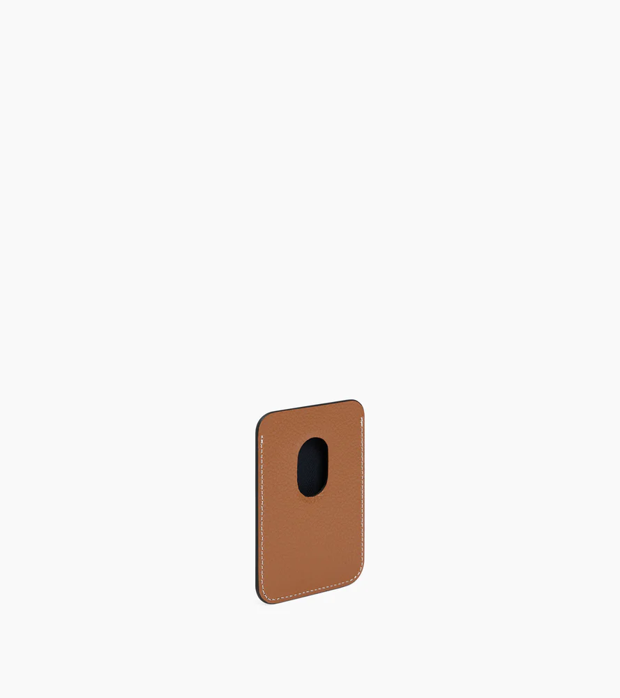 Porte cartes magnétique en cuir grainé - Image 4