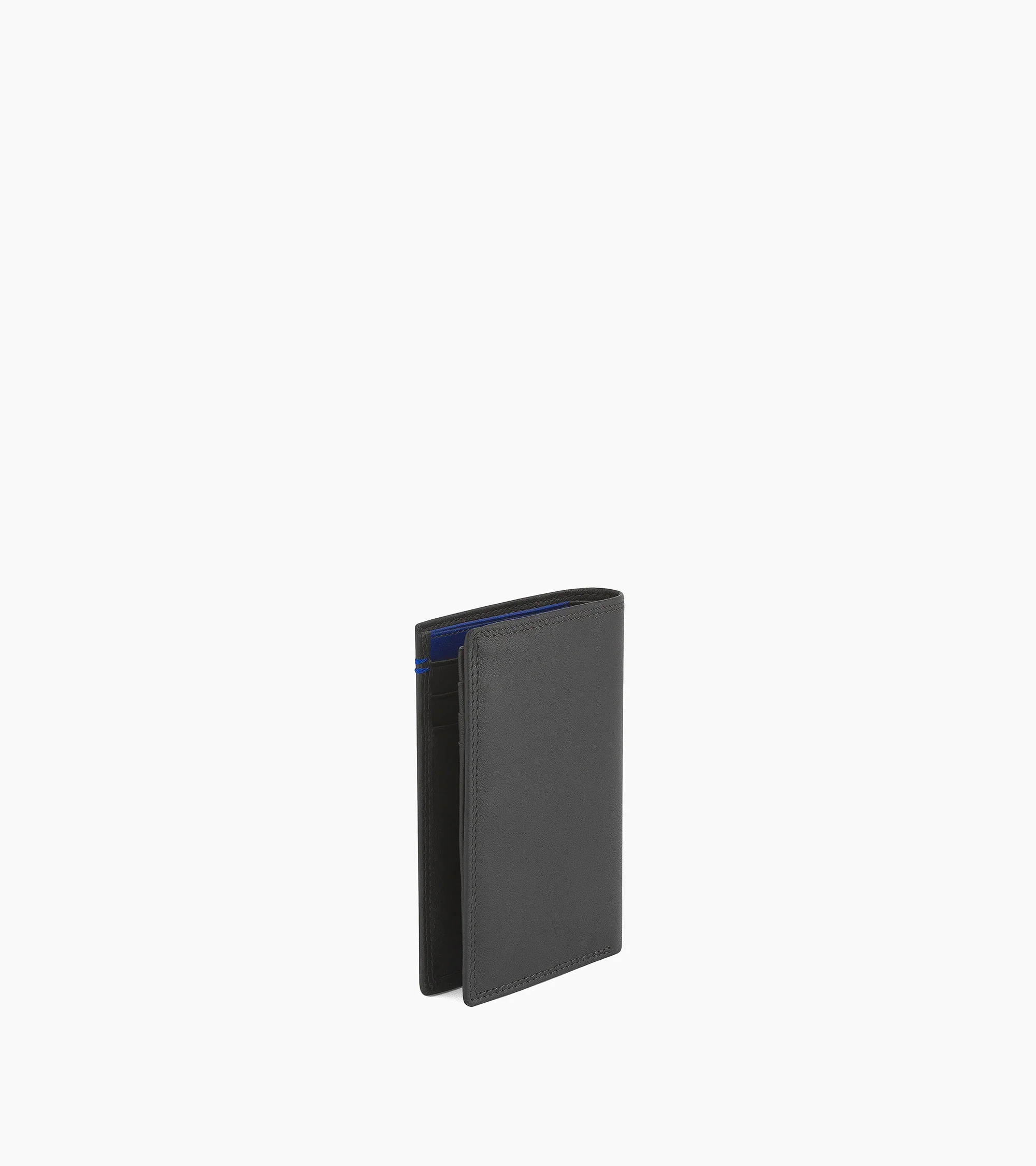 Porte cartes moyen modele avec poche billets Martin en cuir lisse - Image 3