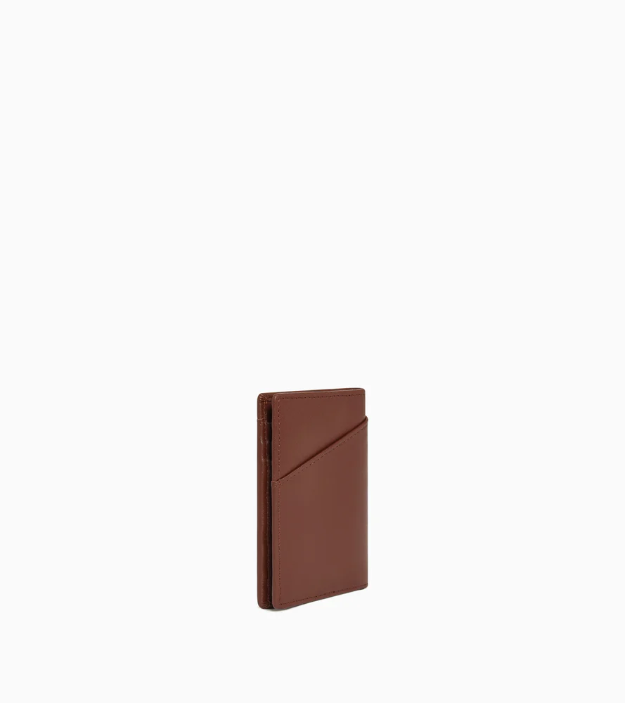 Porte cartes vertical Charlotte en cuir lisse - Image 4