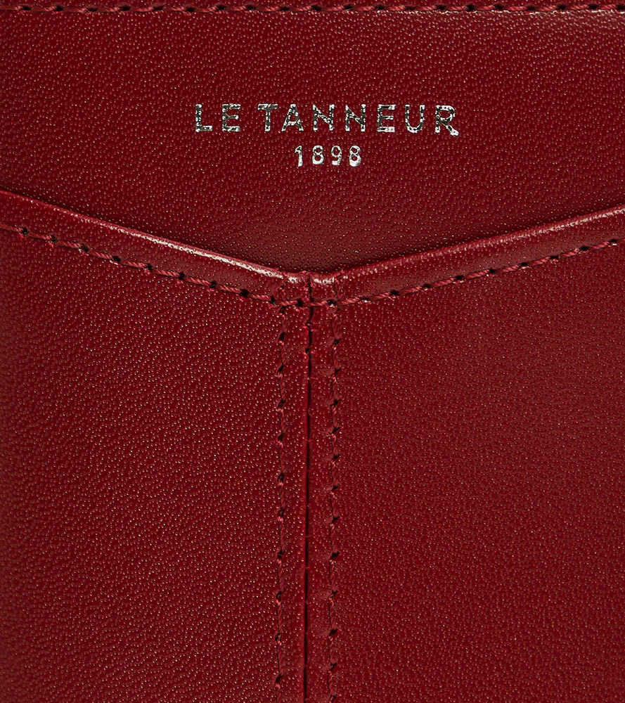Porte cartes vertical Charlotte en cuir lisse - Image 2