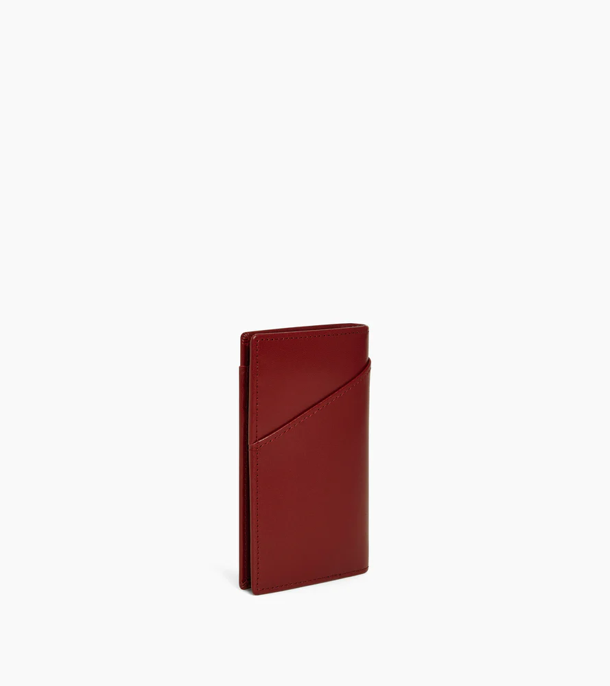 Porte cartes vertical Charlotte en cuir lisse - Image 4