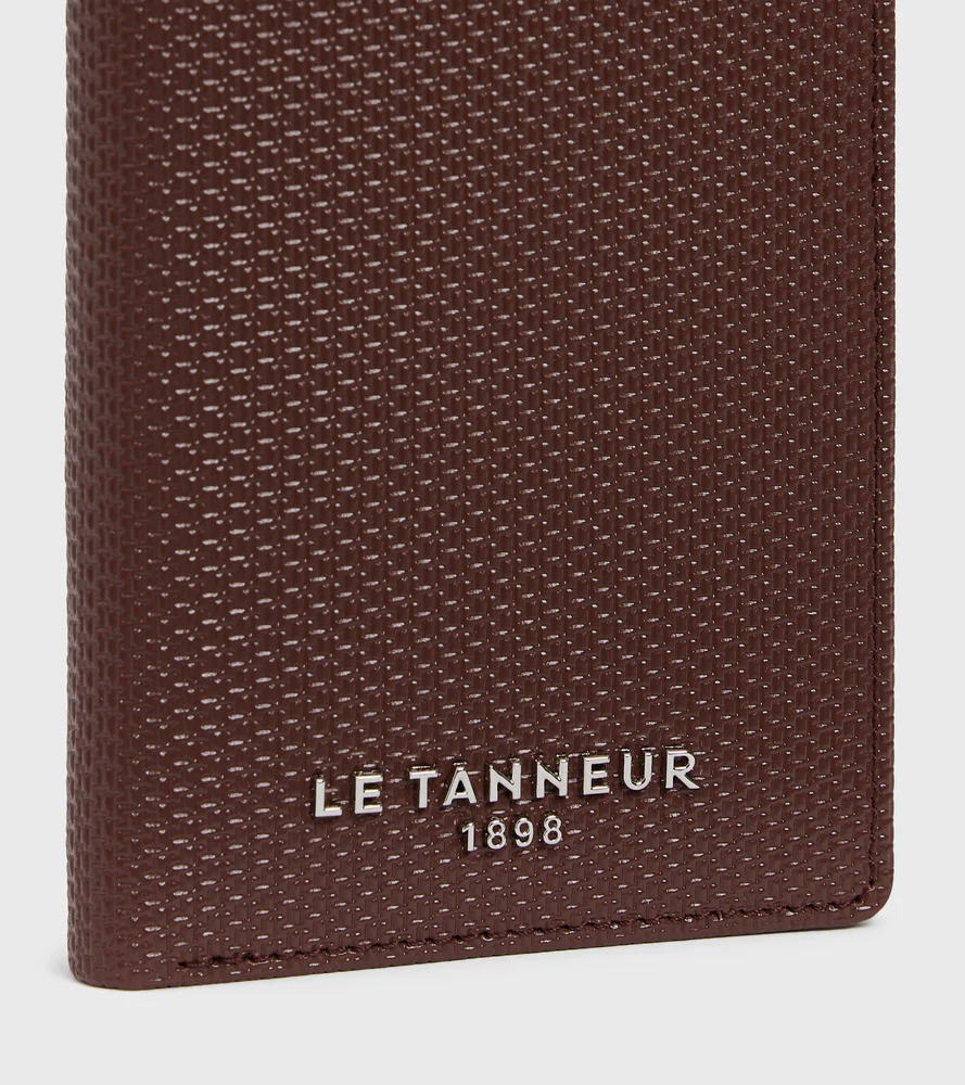 Porte cartes vertical Emile en cuir signature T - Image 2