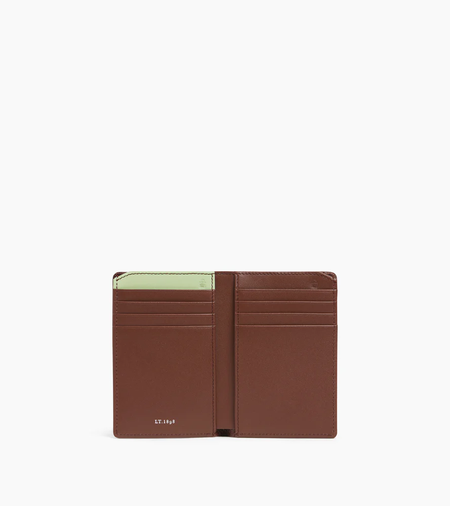 Porte cartes vertical Emile en cuir signature T - Image 3