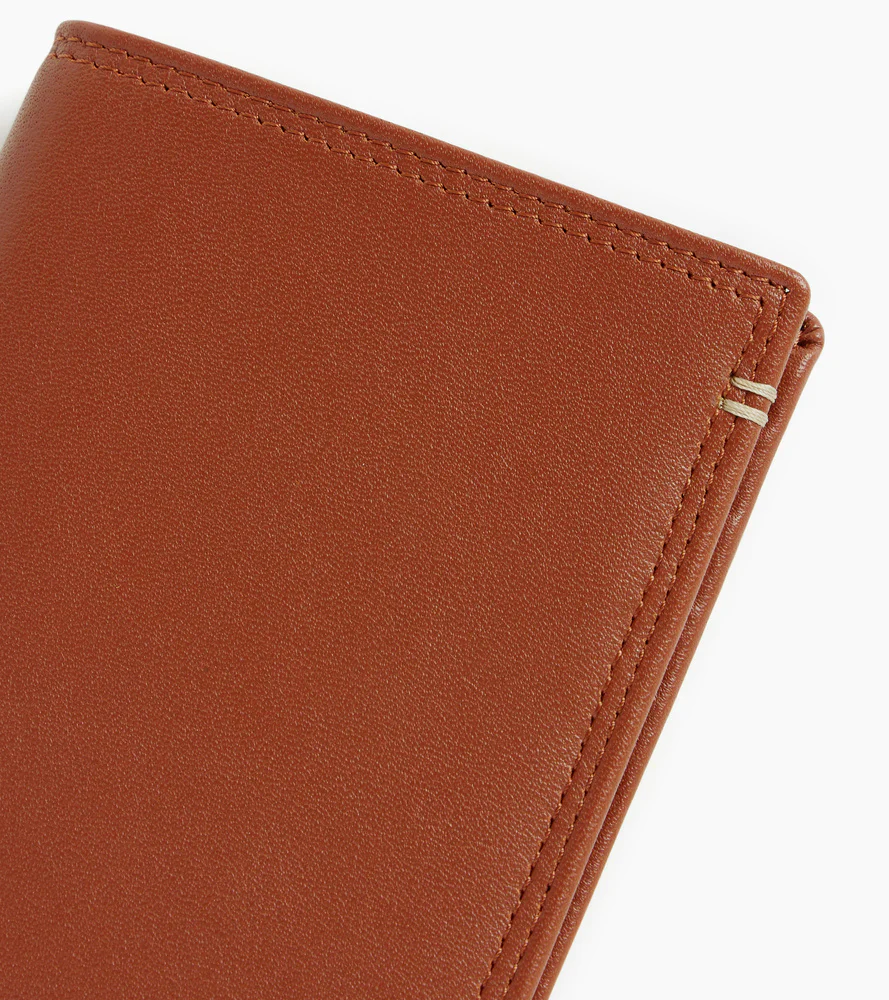 Porte cartes vertical Martin en cuir lisse - Image 2
