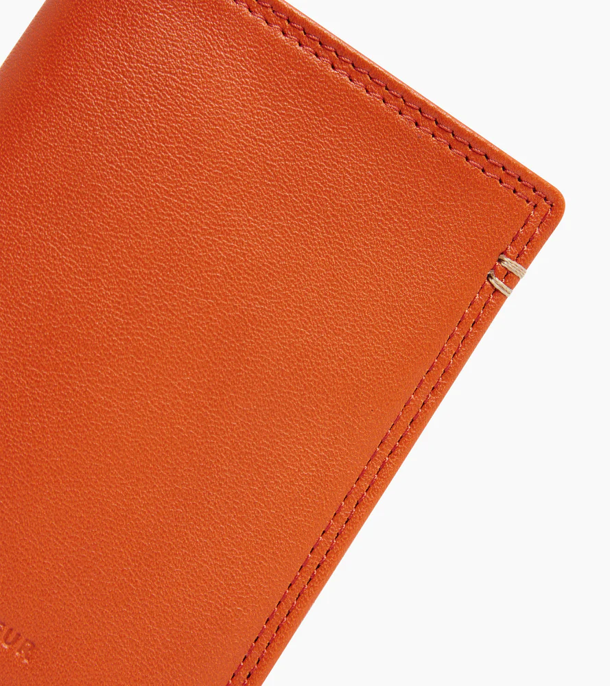 Porte cartes vertical Martin en cuir lisse - Image 2