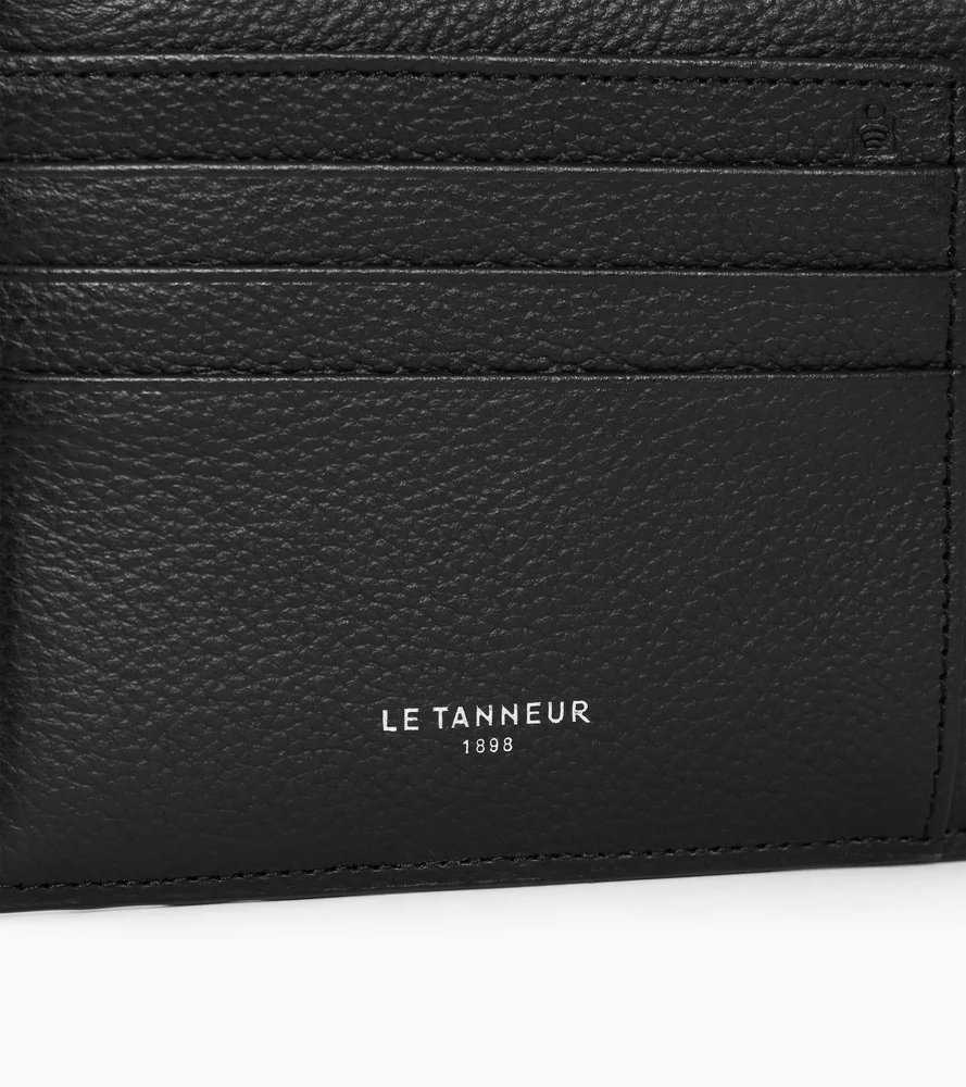 Porte cartes zip en L Emile en cuir grainé - Image 2