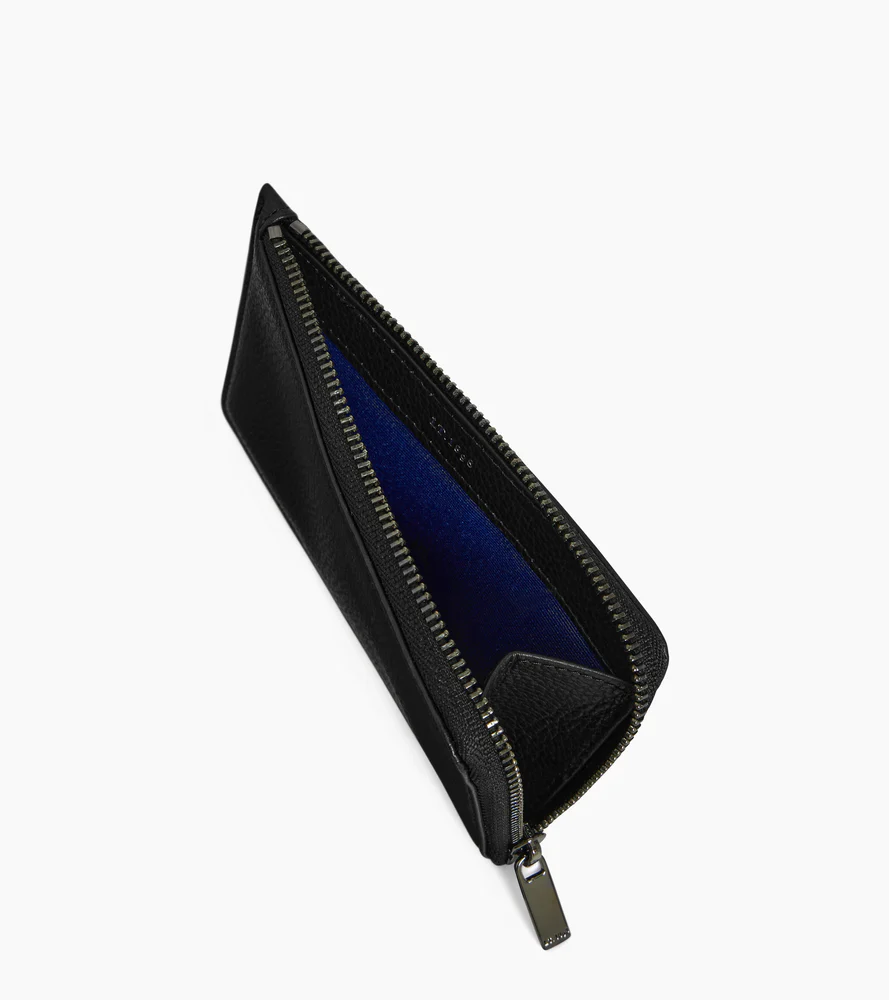 Porte cartes zippé Emilie en cuir grainé - Image 3