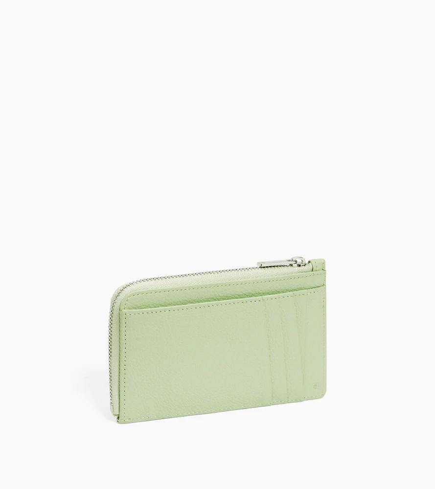 Porte cartes zippé Emilie en cuir grainé - Image 4