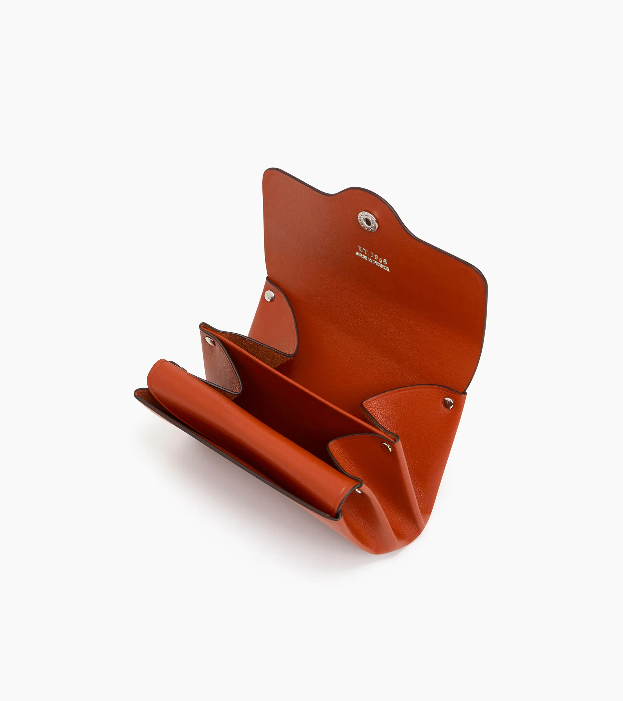 Porte monnaie Sans couture en cuir lisse - Image 3