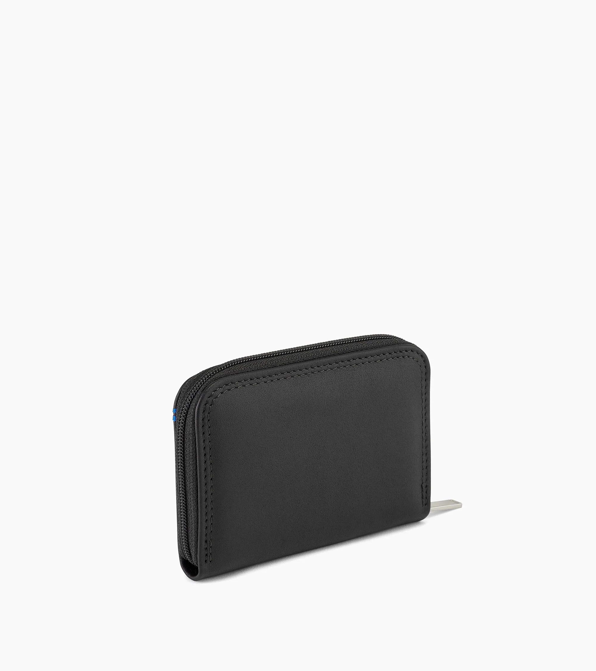 Porte monnaie zippé Martin en cuir lisse - Image 3