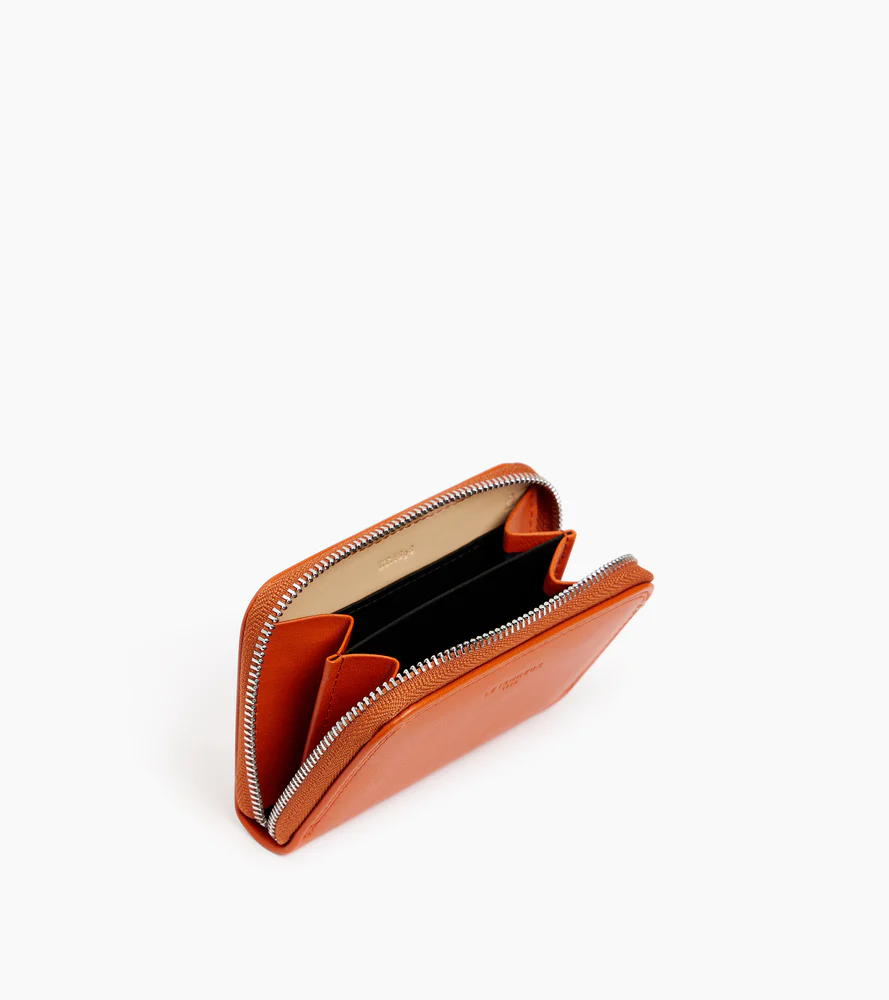 Porte monnaie zippé Martin en cuir lisse - Image 3