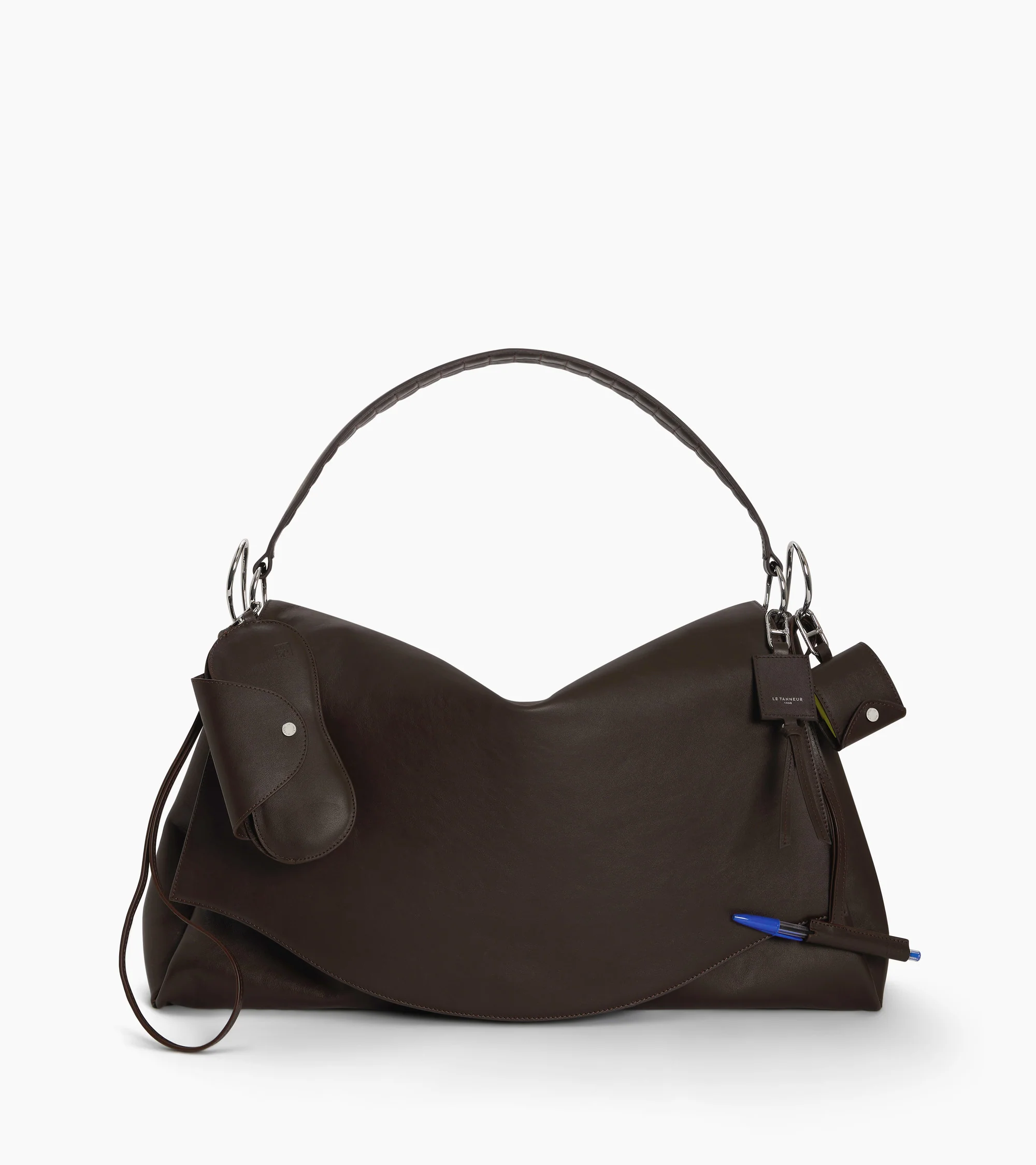 Porte stylo charms Mademoiselle Agnès en cuir lisse - Image 3