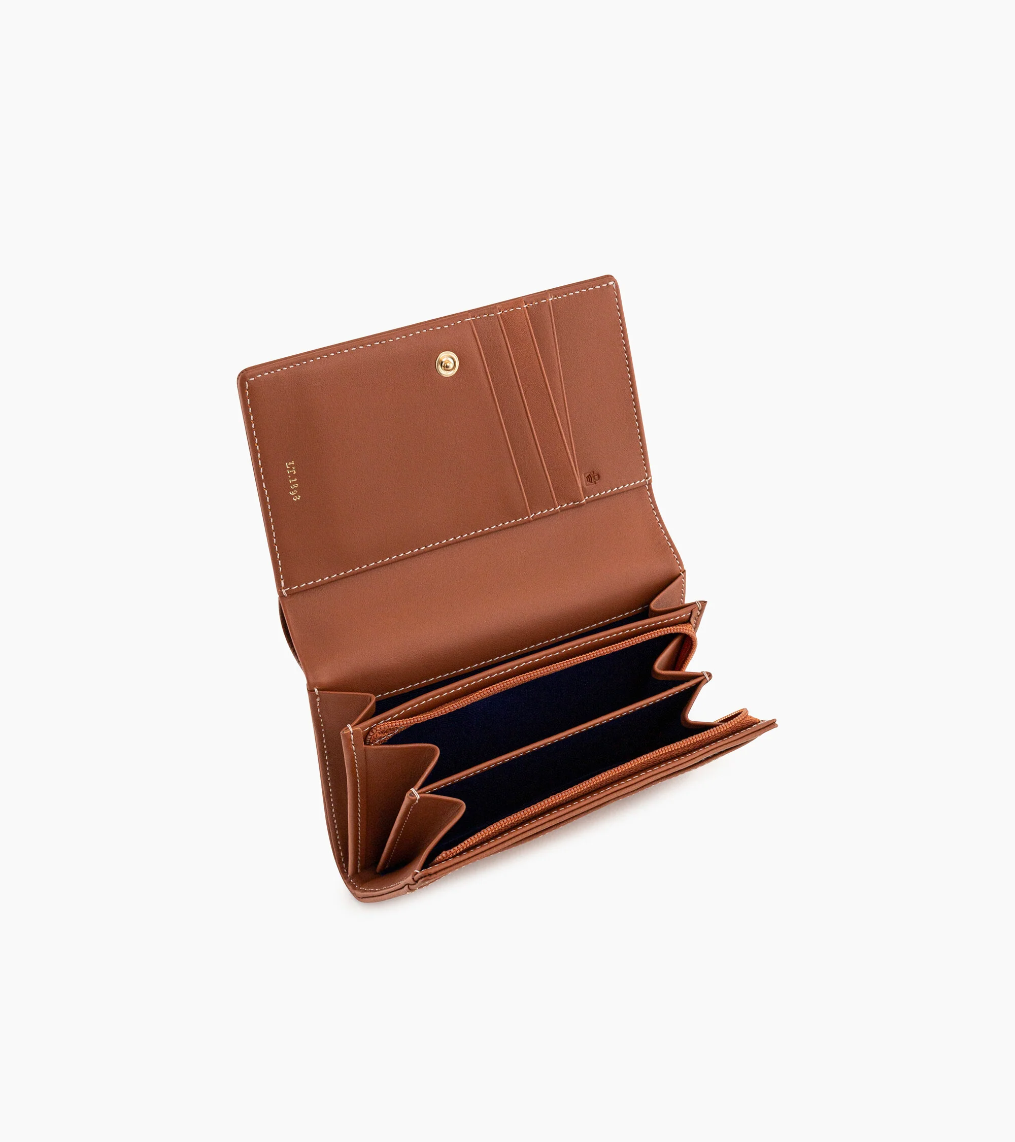 Portefeuille Emilie en cuir grainé - Image 3