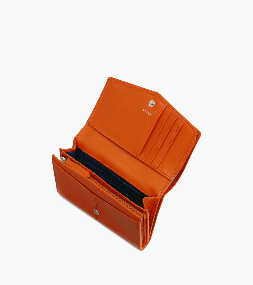 Portefeuille moyen modèle Charlotte en cuir lisse - Image 3