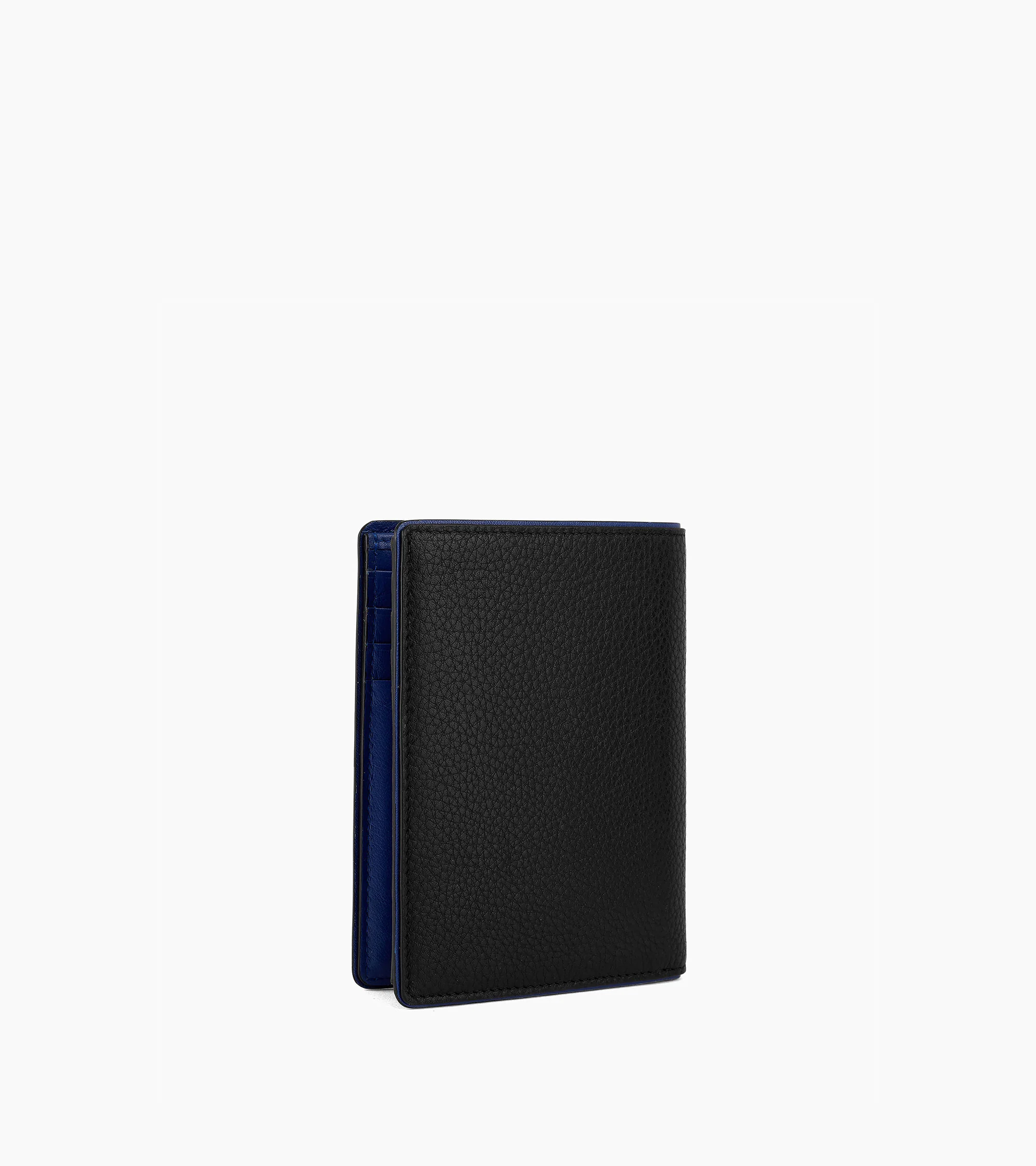 Portefeuille vertical poche monnaie zippée Augustin en cuir grainé - Image 3