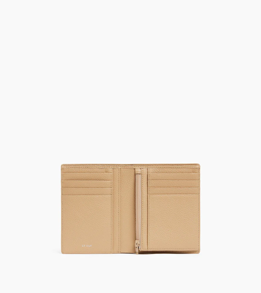 Portefeuille vertical zippé Emile en cuir grainé - Image 3