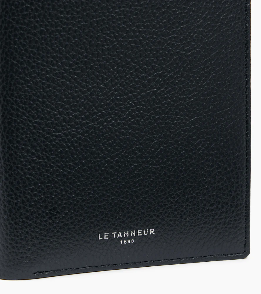 Portefeuille vertical zippé Emile en cuir grainé - Image 2