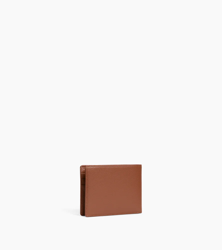 Portefeuille zippé horizontal Emile en cuir grainé - Image 4