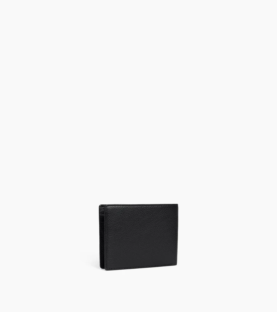 Portefeuille zippé horizontal Emile en cuir grainé - Image 4