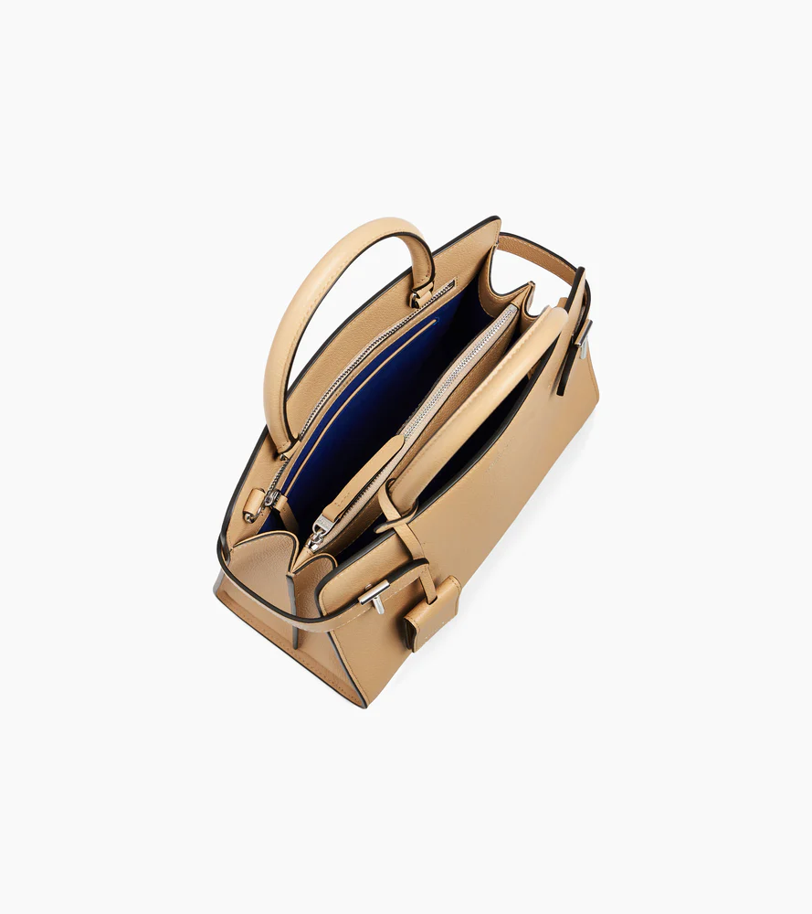 Sac à main moyen modèle Emilie en cuir grainé - Image 4