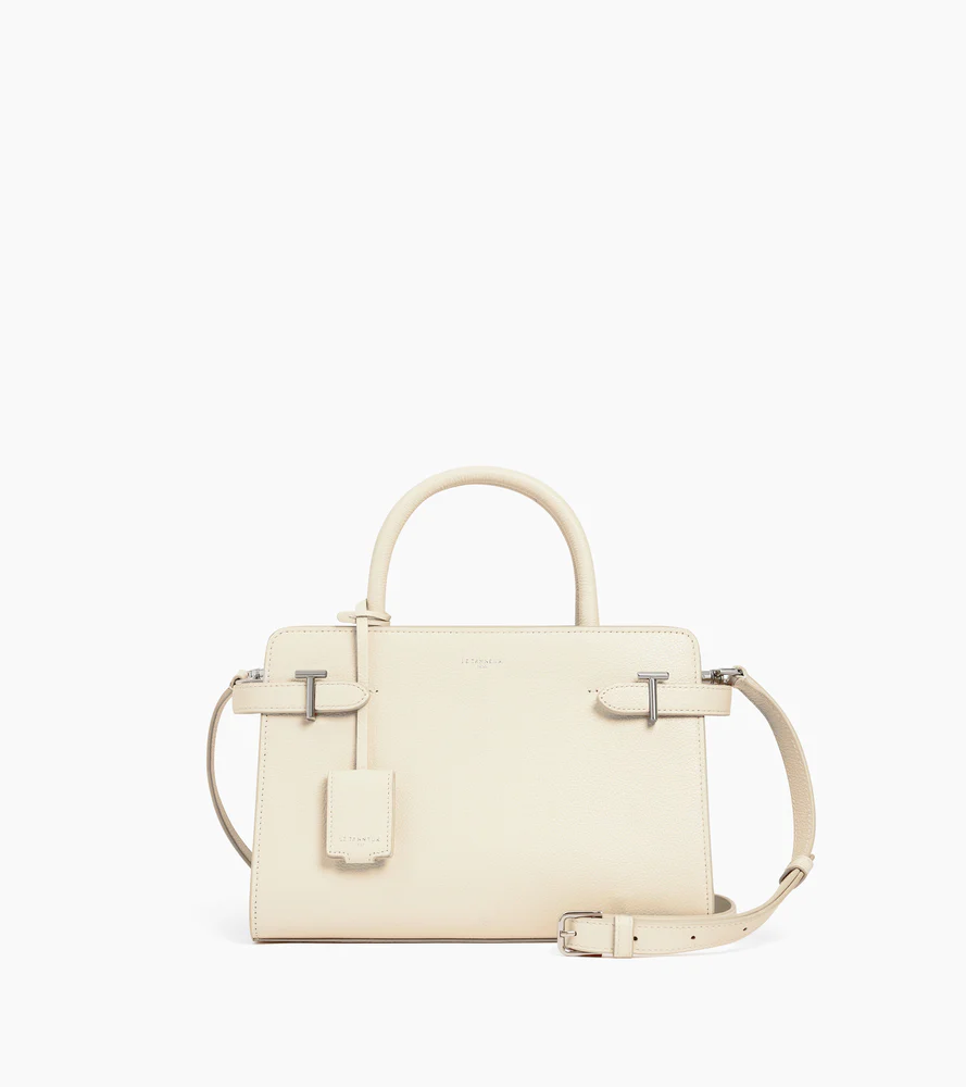 Sac à main moyen modèle Emilie en cuir grainé