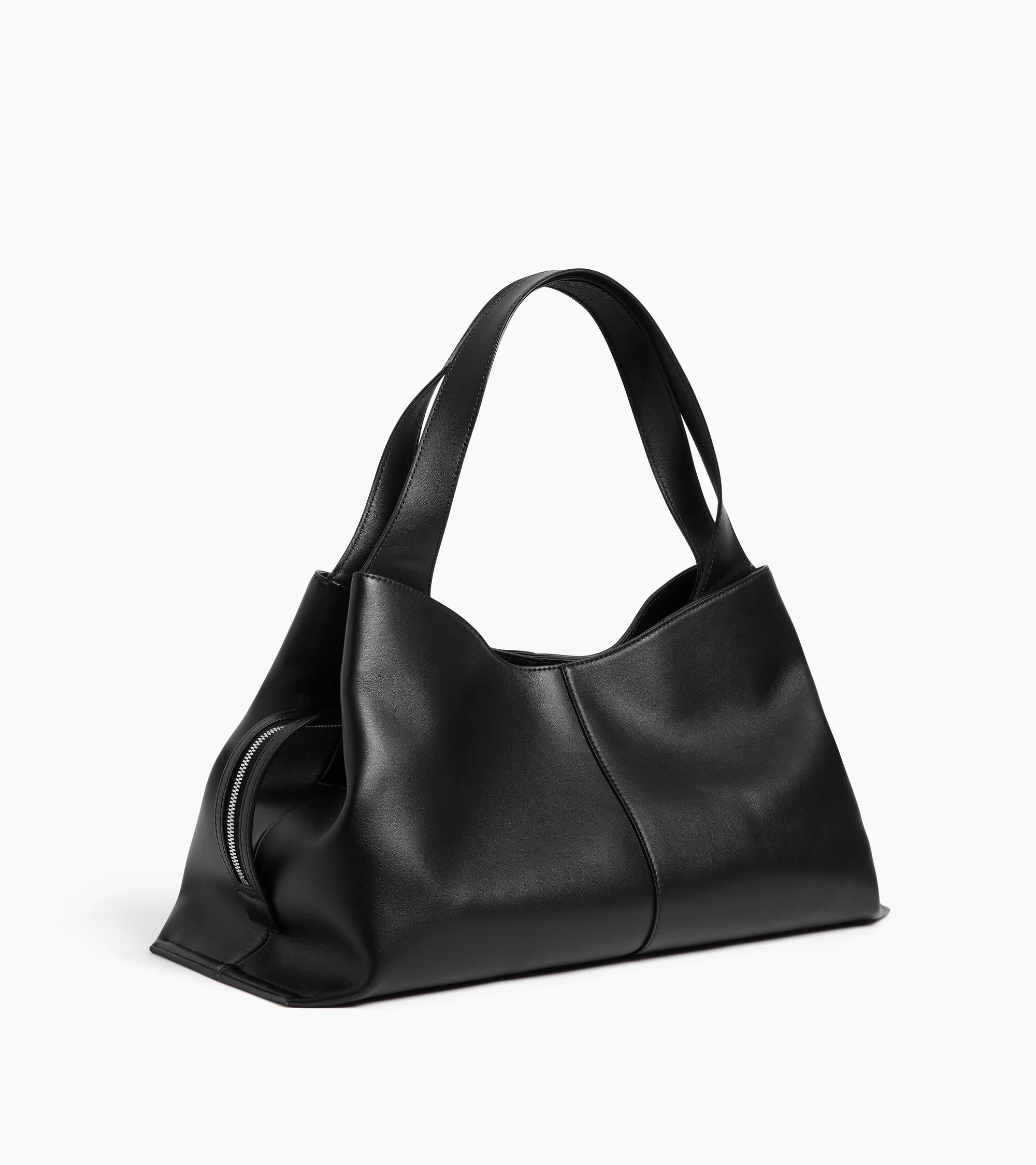 Sac à main moyen modèle Félicie en cuir lisse - Image 4