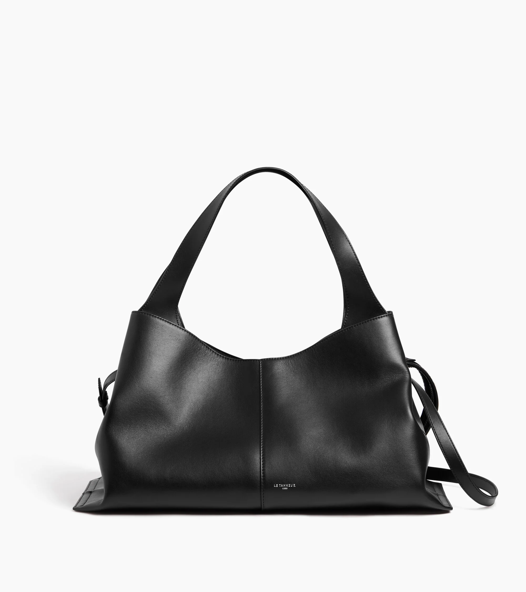 Sac à main moyen modèle Félicie en cuir lisse - Image 5