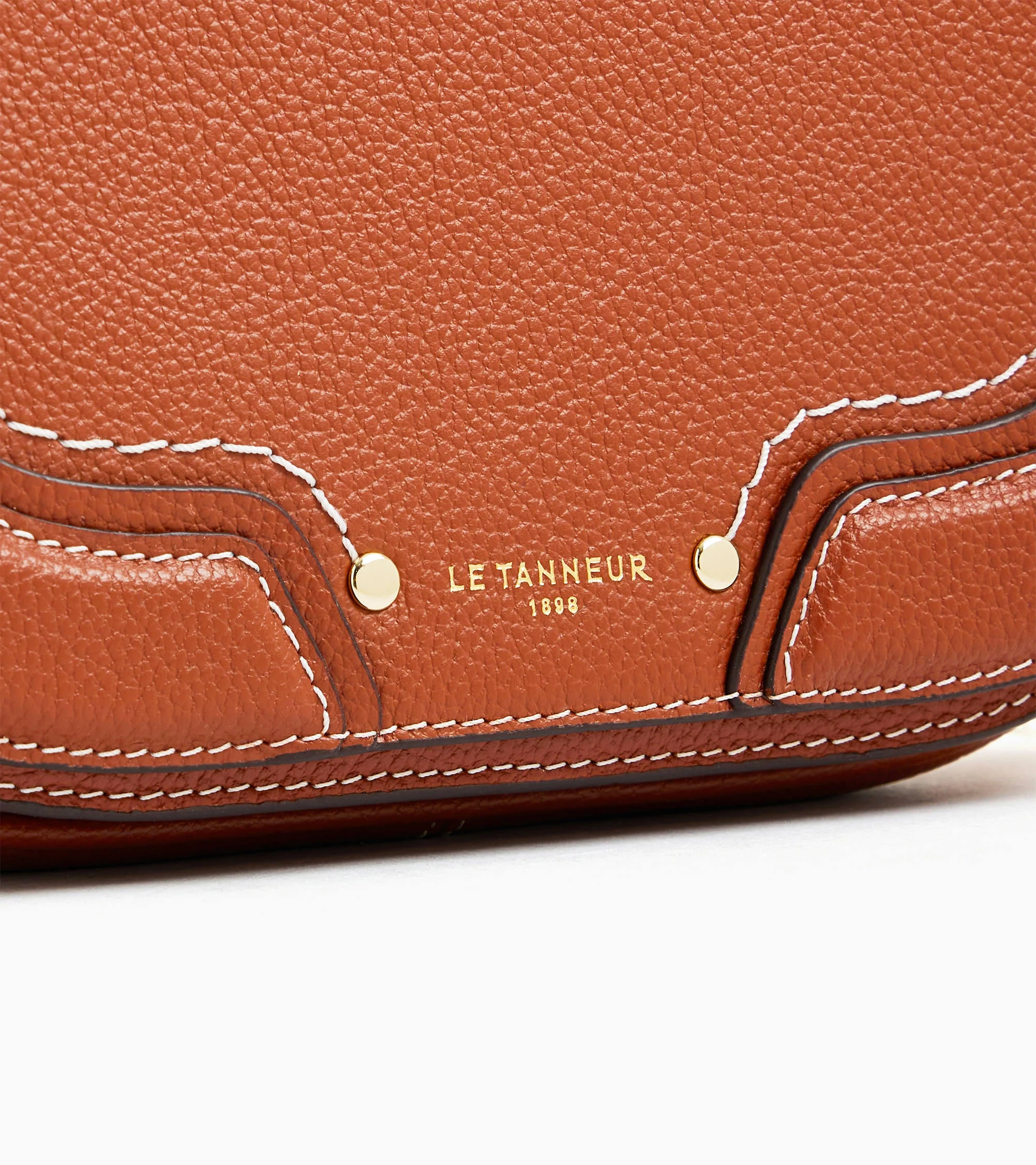 Sac bandoulière moyen modèle Ella en cuir grainé - Image 3