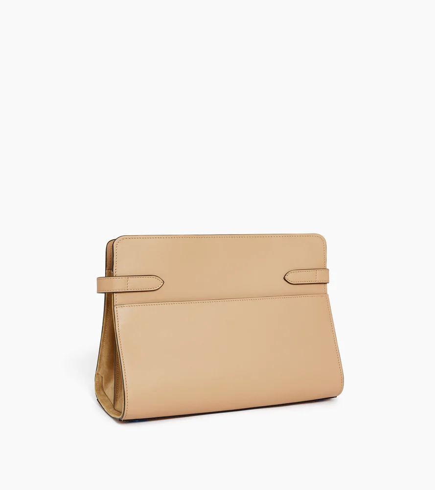 Sac porté épaule grand modèle Emie en cuir lisse et nubuck - Image 5