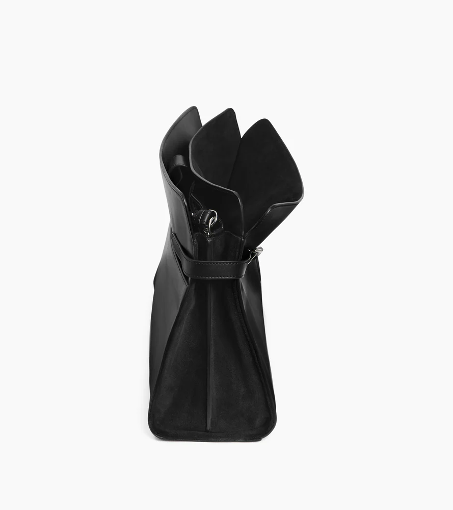 Sac porté épaule modèle maxi Emie en cuir lisse et nubuck - Image 6