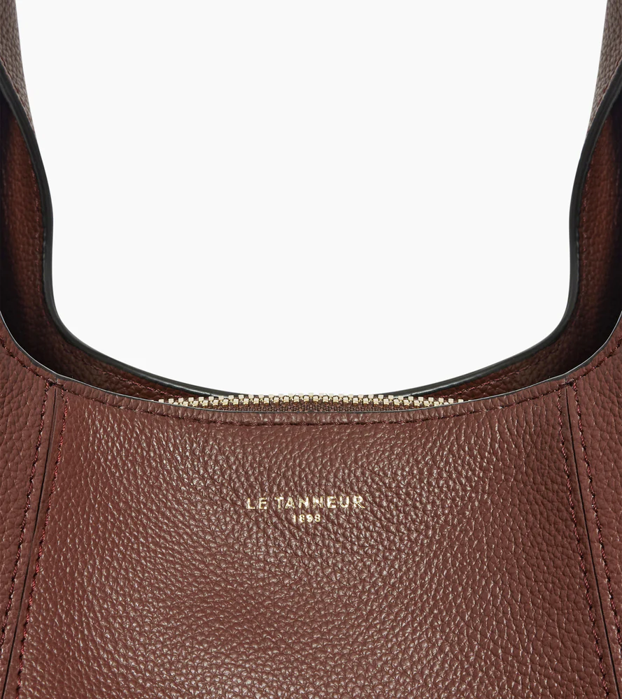 Sac porté épaule moyen modèle Juliette en cuir grainé - Image 2