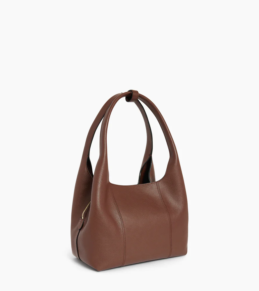 Sac porté épaule moyen modèle Juliette en cuir grainé - Image 4
