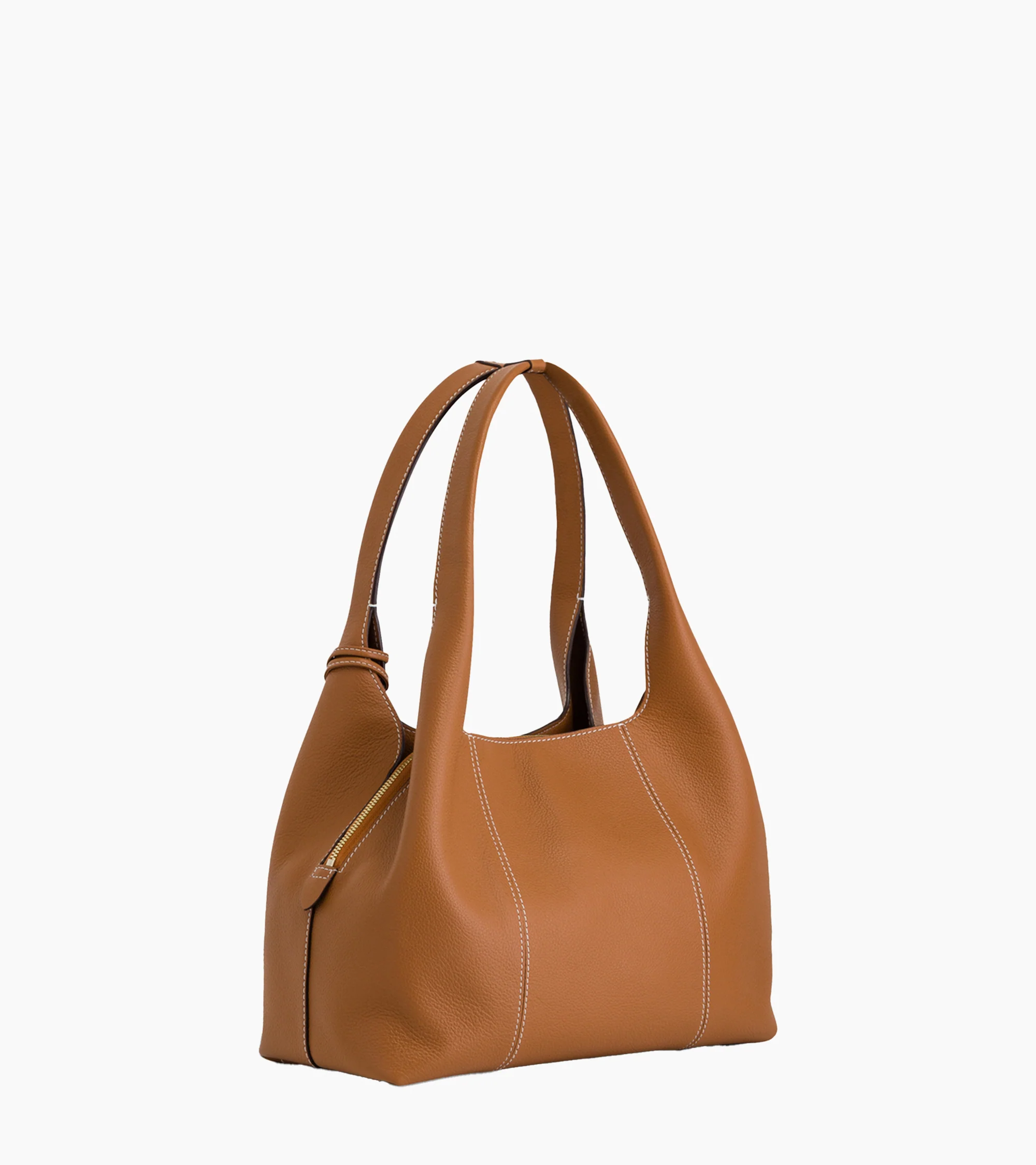Sac porté épaule moyen modèle Juliette en cuir grainé - Image 4