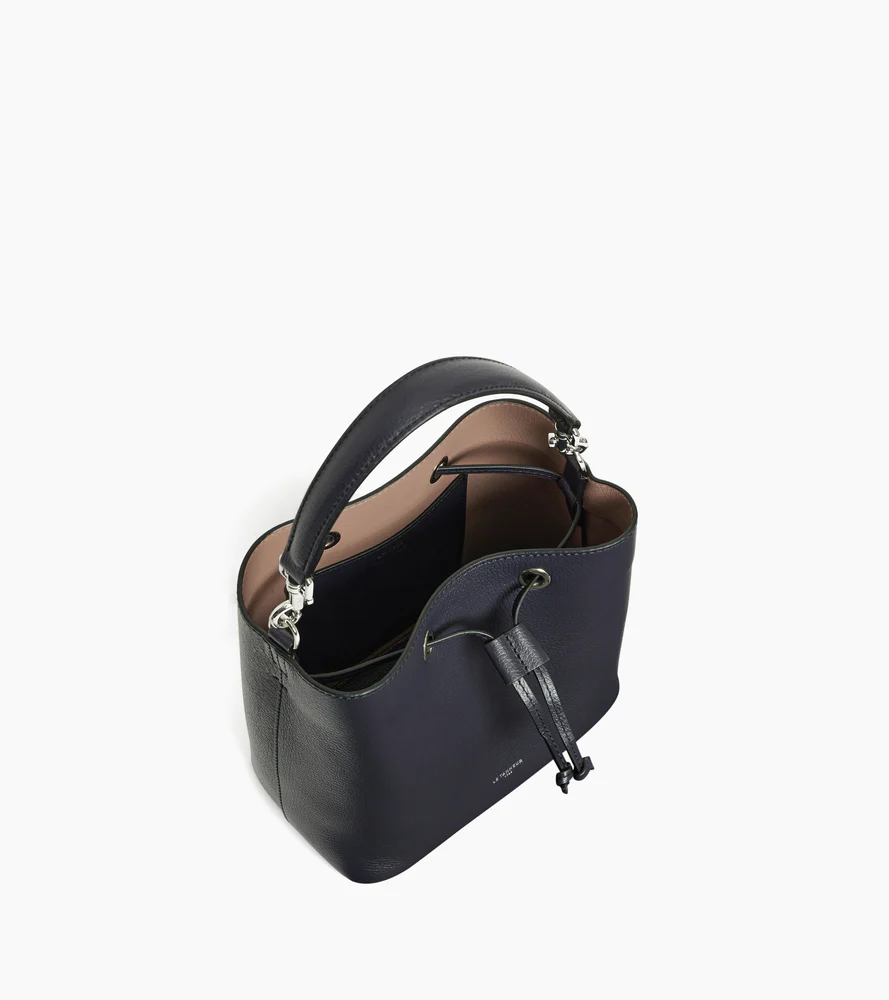 Sac seau Louise en cuir grainé - Image 3