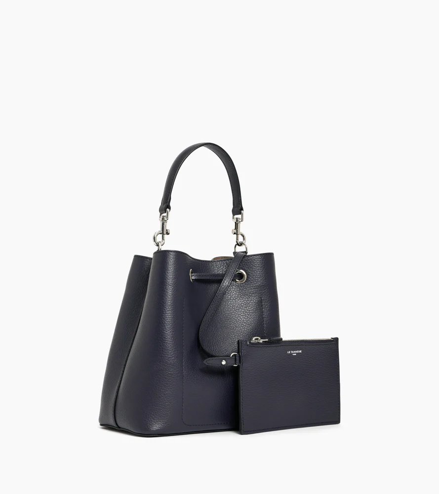 Sac seau Louise en cuir grainé - Image 4
