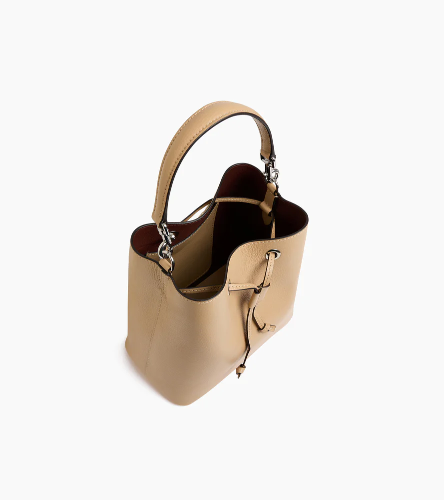 Sac seau Louise en cuir grainé - Image 3