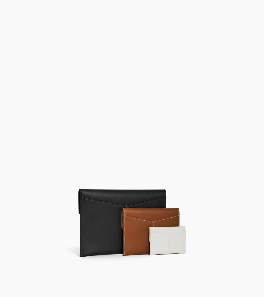 Trio de pochettes Charlotte en cuir lisse - Image 4
