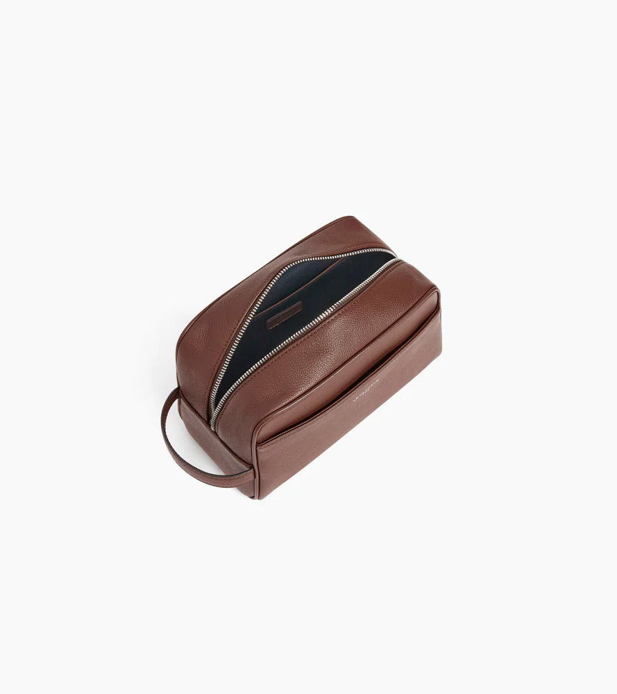 Trousse de toilette en cuir grainé - Image 3