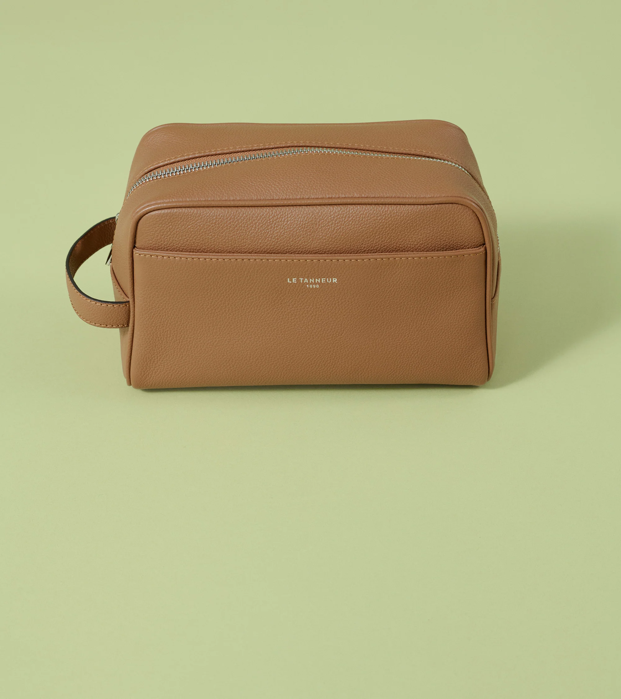 Trousse de toilette en cuir grainé - Image 5